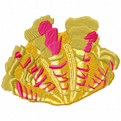 Seashell Embroidery Design 8 Seashell Embroidery Design 8